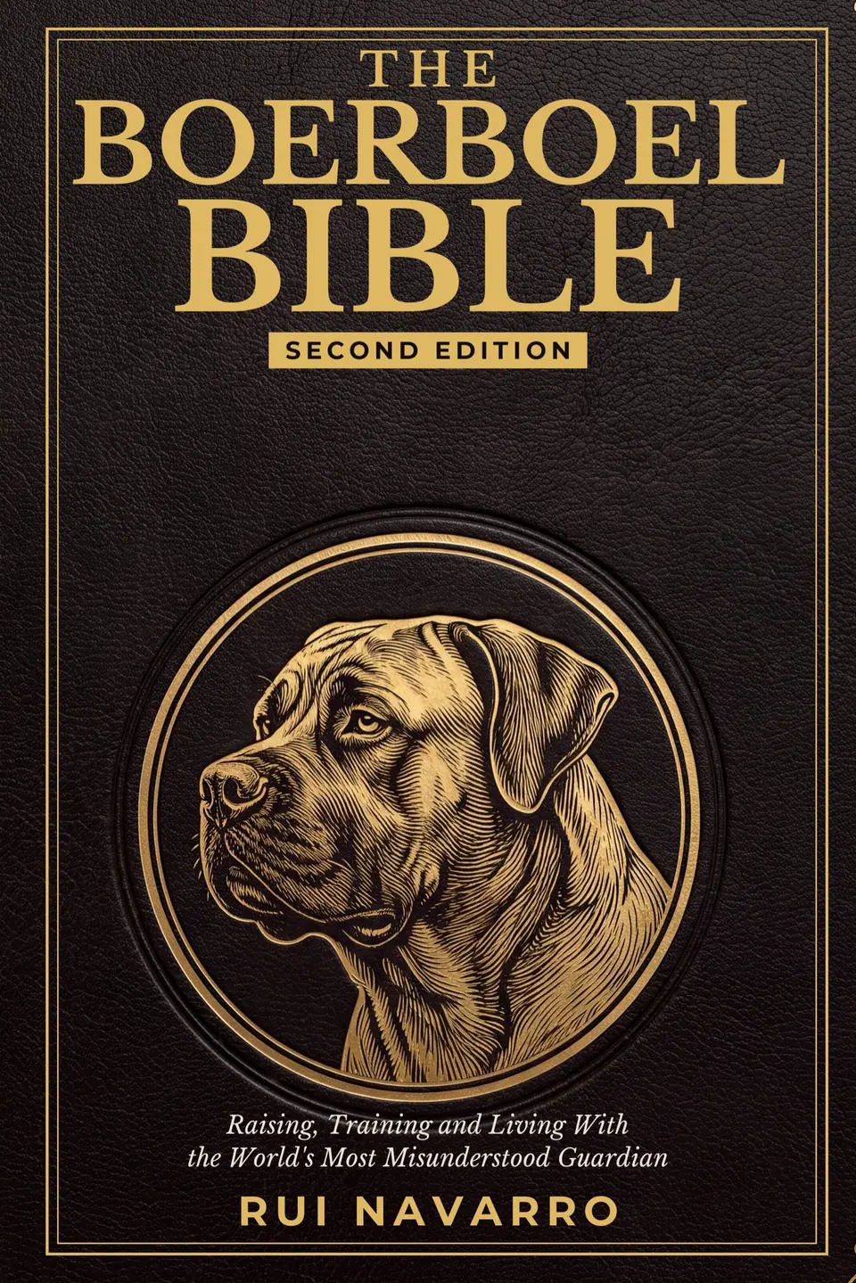 The Boerboel Bible, de Rui Navarro, capa do livro